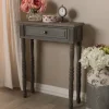 Tan And Gray Ornate Ball Turned Console Table-Kirkland's Home Best Sale