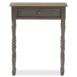 Tan And Gray Ornate Ball Turned Console Table-Kirkland's Home Best Sale