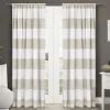 Tan Deena Curtain Panel Set, 96 In.-Kirkland's Home Clearance