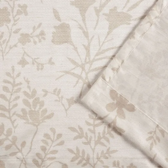 Tan Floral 2-Pc. Curtain Panel Set, 84 In.-Kirkland's Home Hot