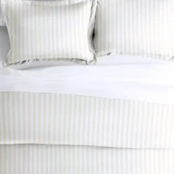 Tan Rugged Stripe 2-Pc. Twin Duvet Cover Set-Kirkland's Home Shop