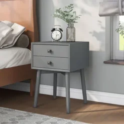Tapered 2-Drawer Nightstand-Kirkland's Home Shop
