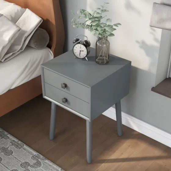 Tapered 2-Drawer Nightstand-Kirkland's Home Shop