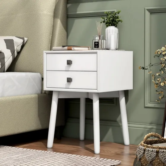 Tapered 2-Drawer Nightstand-Kirkland's Home Online