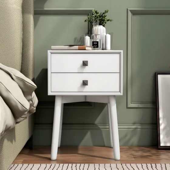 Tapered 2-Drawer Nightstand-Kirkland's Home Online