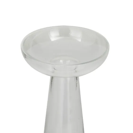 Tapered Glass Pillar Candle Holders, Set Of 3-Kirkland's Home Cheap