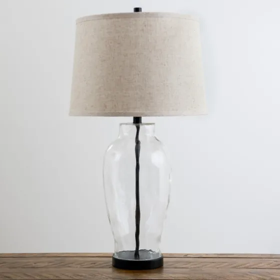 Tapered Metal And Glass Jug Table Lamp-Kirkland's Home Clearance