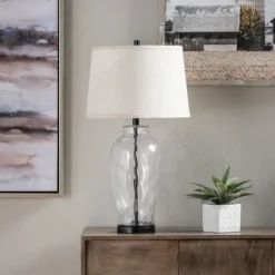Tapered Metal And Glass Jug Table Lamp-Kirkland's Home Clearance