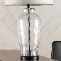 Tapered Metal And Glass Jug Table Lamp-Kirkland's Home Clearance