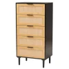 Tara Two-Tone Espresso Rattan Chest-Kirkland's Home Shop