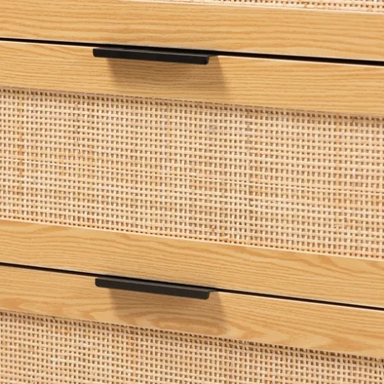 Tara Two-Tone Espresso Rattan Chest-Kirkland's Home Shop