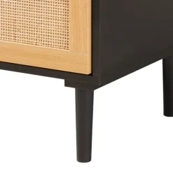 Tara Two-Tone Espresso Rattan Chest-Kirkland's Home Shop