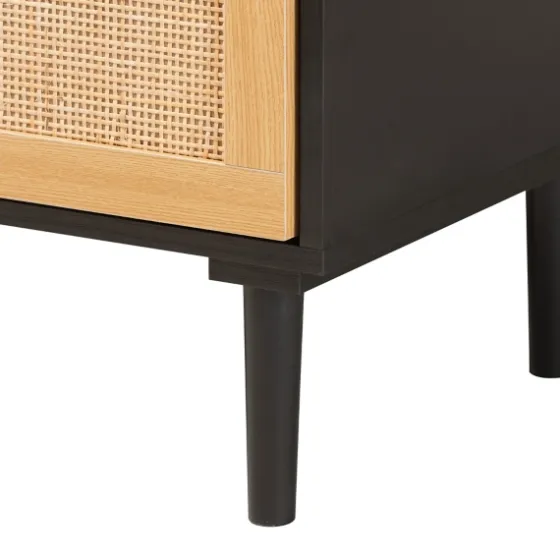 Tara Two-Tone Espresso Rattan Chest-Kirkland's Home Shop