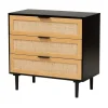 Tara Two-Tone Espresso Rattan Dresser-Kirkland's Home Clearance