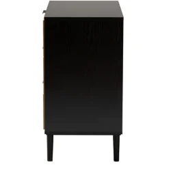 Tara Two-Tone Espresso Rattan Dresser-Kirkland's Home Clearance