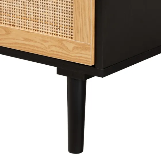 Tara Two-Tone Espresso Rattan Dresser-Kirkland's Home Clearance
