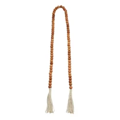 Tasseled Wood Beaded Garland-Kirkland's Home Clearance