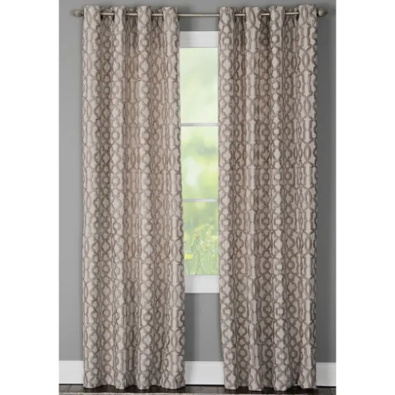 Taupe Chenille Single Curtain Panel, 84 In.-Kirkland's Home Hot