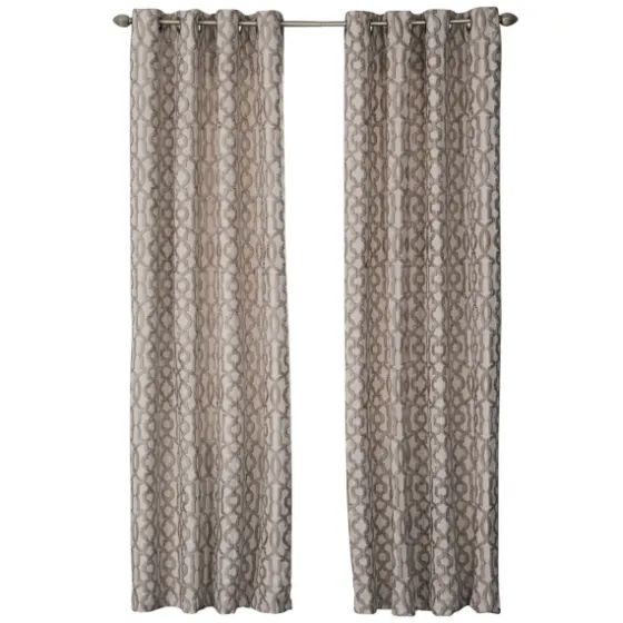 Taupe Chenille Single Curtain Panel, 84 In.-Kirkland's Home Hot