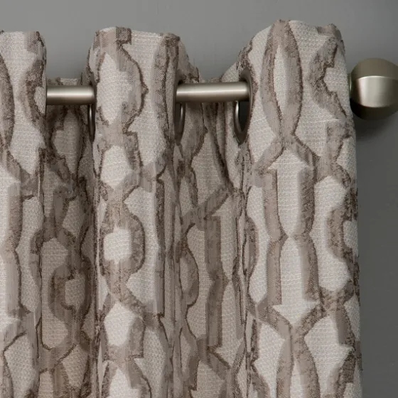 Taupe Chenille Single Curtain Panel, 84 In.-Kirkland's Home Hot