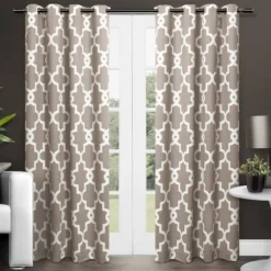 Taupe Maxwell Blackout Curtain Panel Set, 84 In.-Kirkland's Home Sale