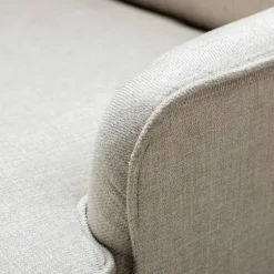 Taupe Upholstered Natural Base Wingback Rocker-Kirkland's Home Sale