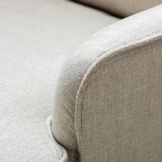 Taupe Upholstered Natural Base Wingback Rocker-Kirkland's Home Sale