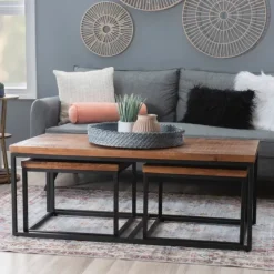 Tawny Nesting 3-Pc. Coffee And Accent Table Set-Kirkland's Home New