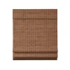 Teak Bamboo Light Filtering Roman Shade, 27 In.-Kirkland's Home New