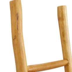 Teak Wood Leaning Ladder-Kirkland's Home Fashion