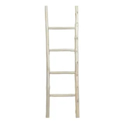 Teak Wood Leaning Ladder-Kirkland's Home Clearance