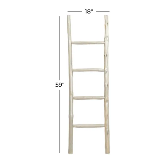 Teak Wood Leaning Ladder-Kirkland's Home Clearance