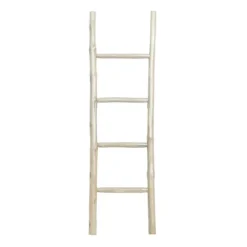 Teak Wood Leaning Ladder-Kirkland's Home Clearance