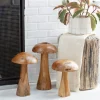 Teakwood Mushroom 3-Pc. Sculpture Set-Kirkland's Home Cheap