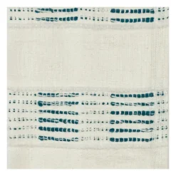 Teal And Ivory Woven Stripe Throw-Kirkland's Home Flash Sale