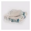 Teal And Natural Colorblock Chevron Throw-Kirkland's Home Best