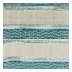 Teal And Natural Colorblock Chevron Throw-Kirkland's Home Best
