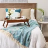 Teal Basket Weave Throw-Kirkland's Home Best Sale