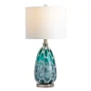 Teal Blue And Nickel Table Lamp-Kirkland's Home Discount
