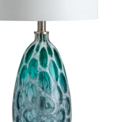 Teal Blue And Nickel Table Lamp-Kirkland's Home Discount