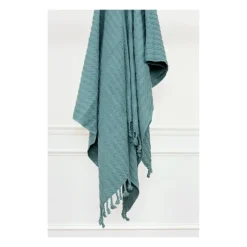 Teal Cable Knit Tassel Throw-Kirkland's Home Best Sale