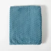 Teal Heavenly Herringbone Plush Throw-Kirkland's Home Hot