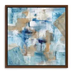 Teal Infusion Framed Canvas Art Print-Kirkland's Home Sale