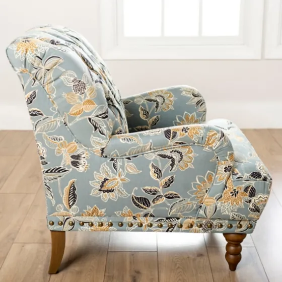 Teal Rebecca Tufted Accent Chair-Kirkland's Home Outlet