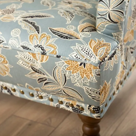 Teal Rebecca Tufted Accent Chair-Kirkland's Home Outlet
