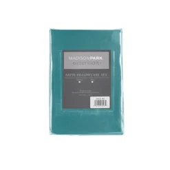 Teal Satin King 2-Pc. Pillow Case Set-Kirkland's Home Store