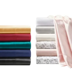 Teal Satin Standard 2-Pc. Pillow Case Set-Kirkland's Home Store