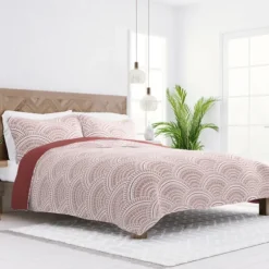 Terra Scalloped Reversible 2-Pc. Twin Quilt Set-Kirkland's Home Best