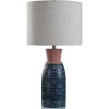 Terracotta And Dark Ceramic Table Lamp-Kirkland's Home Online