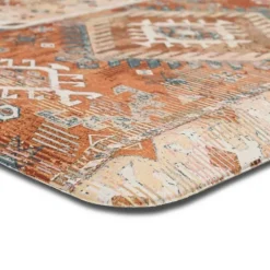Terracotta Medallion Cushioned Kitchen Mat-Kirkland's Home Fashion